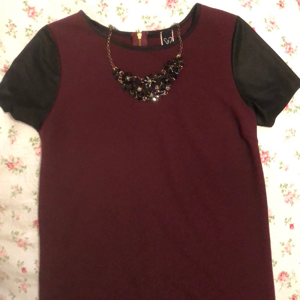 Burgundy Dress